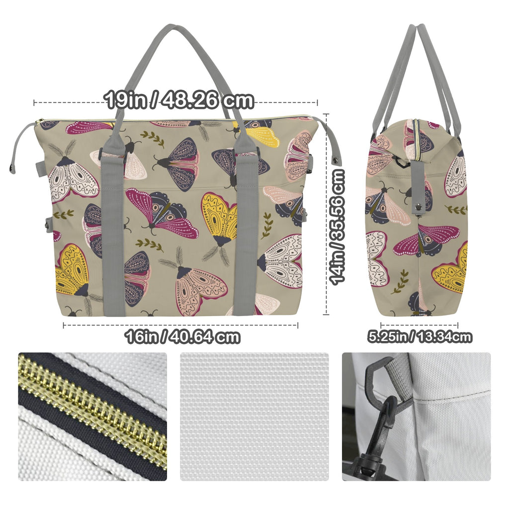 Pretty Moths Duffle Bag-Simple (Model 1715) Duffle Bag-Simple (1715)