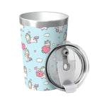 Rainbow Unicorn Small Stainless Steel Travel Mug Cup 12oz/350ml