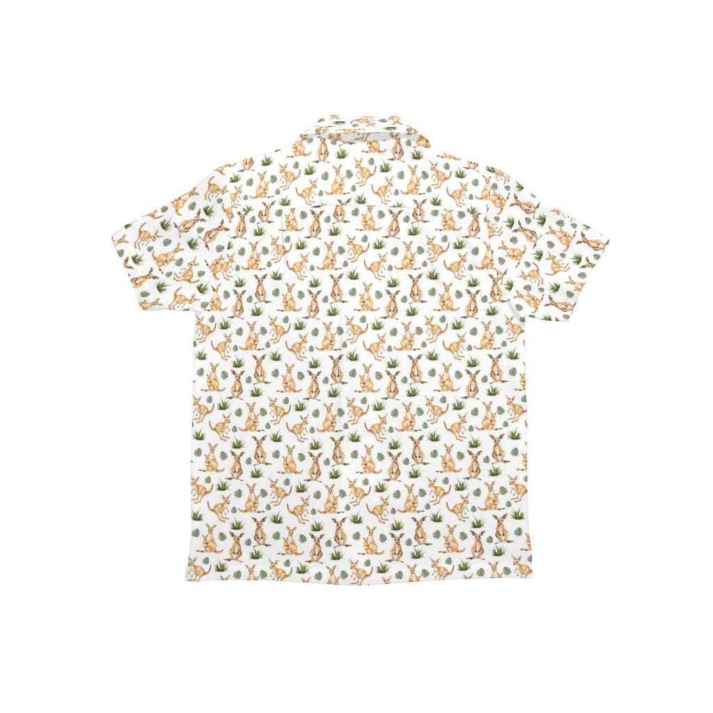 Kangaroos Junior Kids Hawaiian Shirt