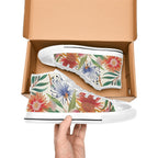 Australian Native Flowers - Women's High Top Canvas Shoes