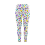 80's Grid Women's High Waist Pockets Yoga Leggings Women's High Waist Pockets Yoga Leggings Printed Offshore Retro