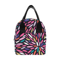 Colour Burst Zipper Lunch Bag One Size Zipper Lunch Bag Printed Offshore