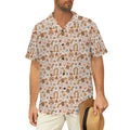 Peace And Love - Men's Short Sleeve Hawaiian Shirt