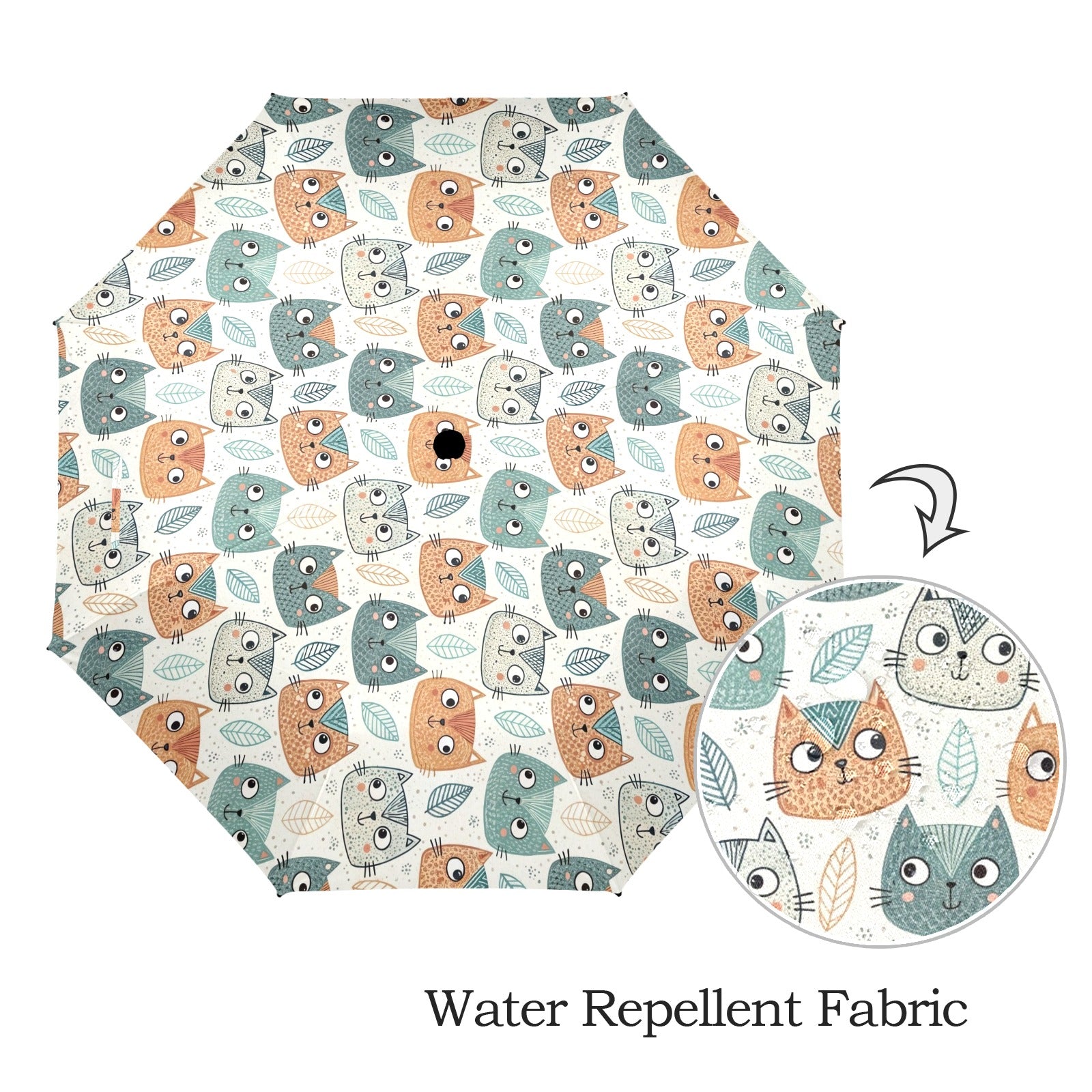 Cute Cat Faces - Umbrella Umbrella animal Printed Offshore