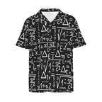 Mathematics Men's Short Sleeve Hawaiian Shirt Men's Hawaiian Shirt (New) Maths Printed Offshore