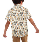 Lots Of Cats - Junior Kids Hawaiian Shirt