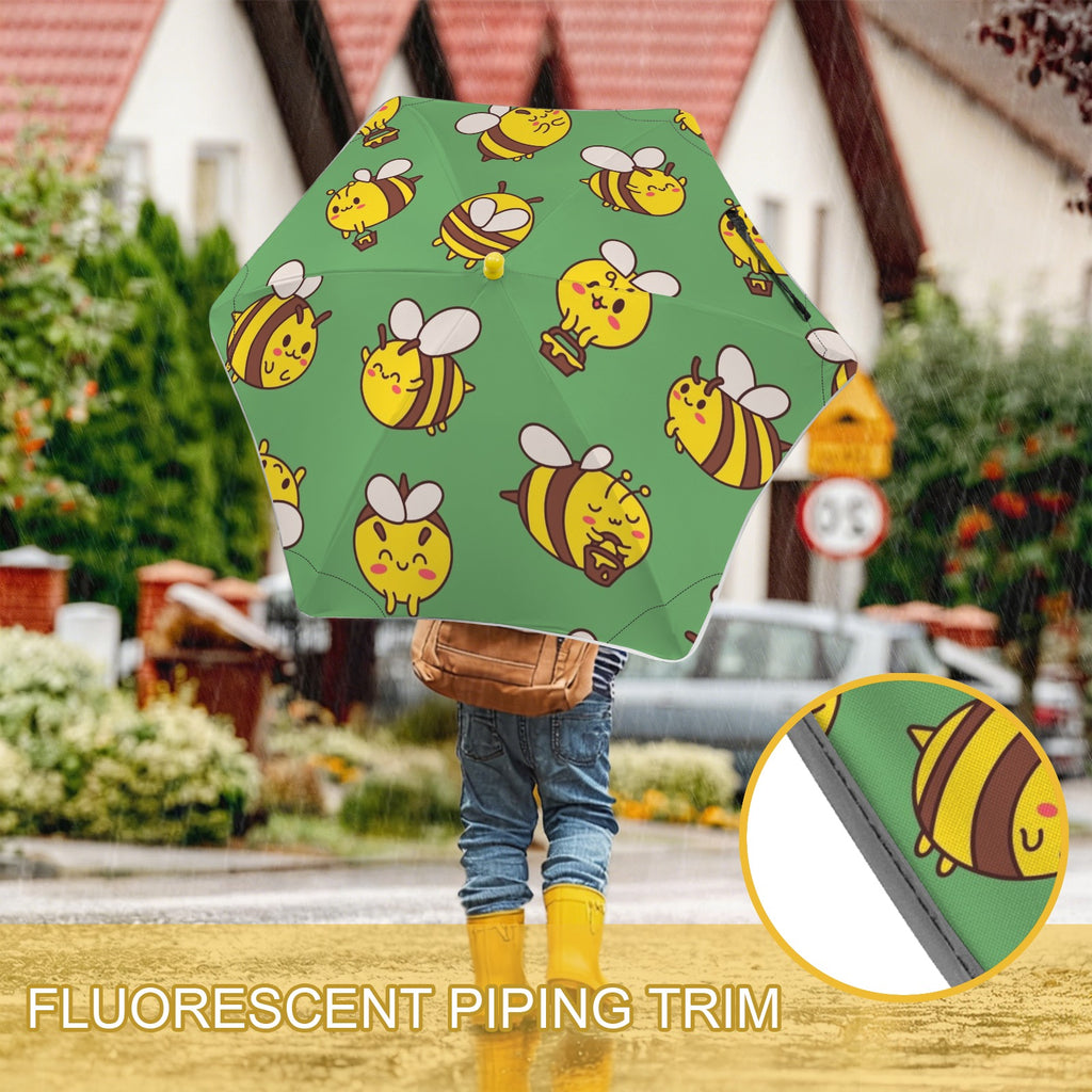 Busy Bees Kids Safe Round Corner Umbrella