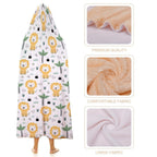 Lions Kids Hooded Blanket 100cm x 130cm