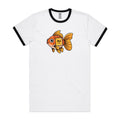 Gold Fish Periodic Table AS Colour Staple Ringer Tee