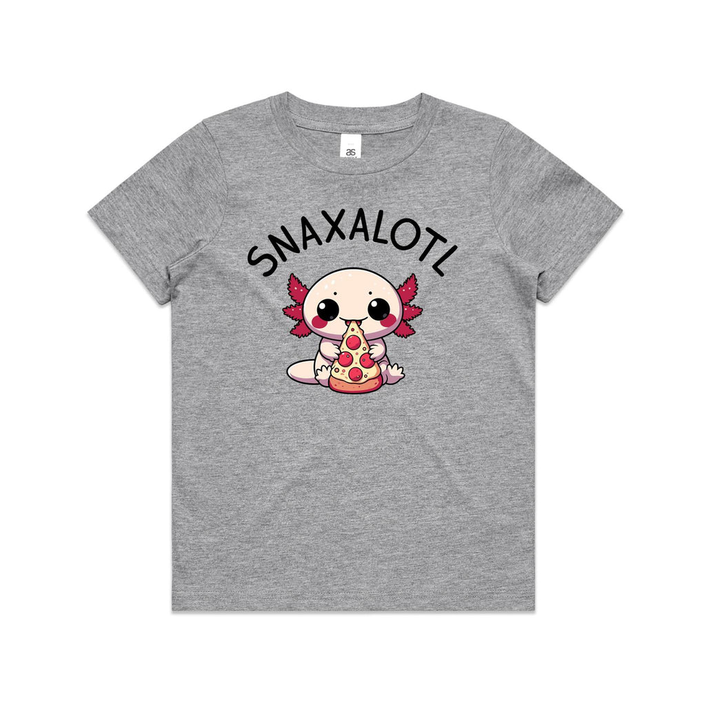 Snaxalotl, Axolotl Pizza - Kids Youth T-shirt