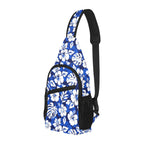 Blue Hawaiian Floral - Chest Bag