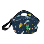 Hello Alien - Neoprene Lunch Bag Neoprene Lunch Bag Printed Offshore