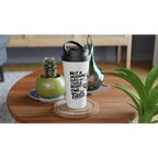 Not A Morning Bird, Not A Night Owl, Just Tired - White 15oz Stainless Steel Travel Mug Travel Mug animal Globally Fulfilled Work