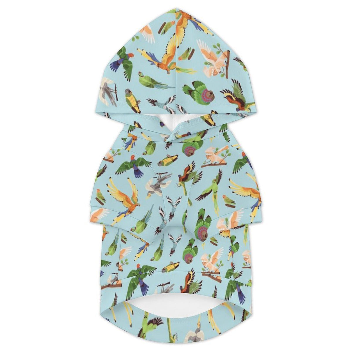 Parrots Pet Hoodie (Small Size)