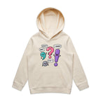 Funny Punctuation Kids AS Colour Hoodie