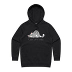 I Just Can't Today, Cat - Womens Hoodie Black Womens Hoodie animal Printed In Australia
