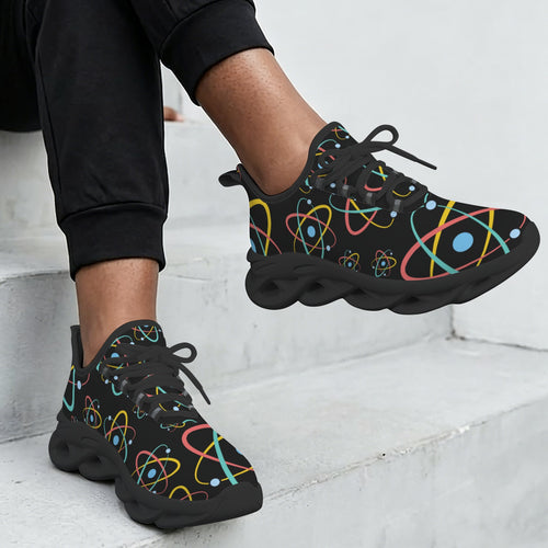Atoms Women's Twisted Sole Sneakers Twisted Sole Sneakers for Women Printed Offshore Science