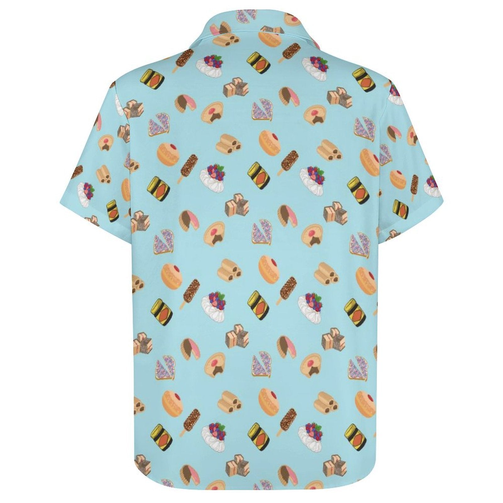Classic Aussie Food Icons Women's Short-Sleeve Button Up Shirt