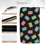 Colourful Cassette Tapes - PU Leather Wallet