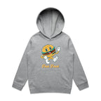 Fast Food - Kids Hoodie Grey Marle Kids Hoodie Printed In Australia