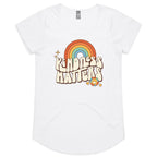 Kindness Matters - Womens Scoop Neck T-Shirt White Womens Scoop Neck T-shirt Kindness Positivity Printed In Australia Retro