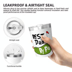 Best Dad By Par Golf Small Stainless Steel Travel Mug Cup 12oz/350ml