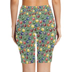 Pool Balls - Women's Bike Shorts With Side Pockets Women's Bike Shorts Games Printed Offshore