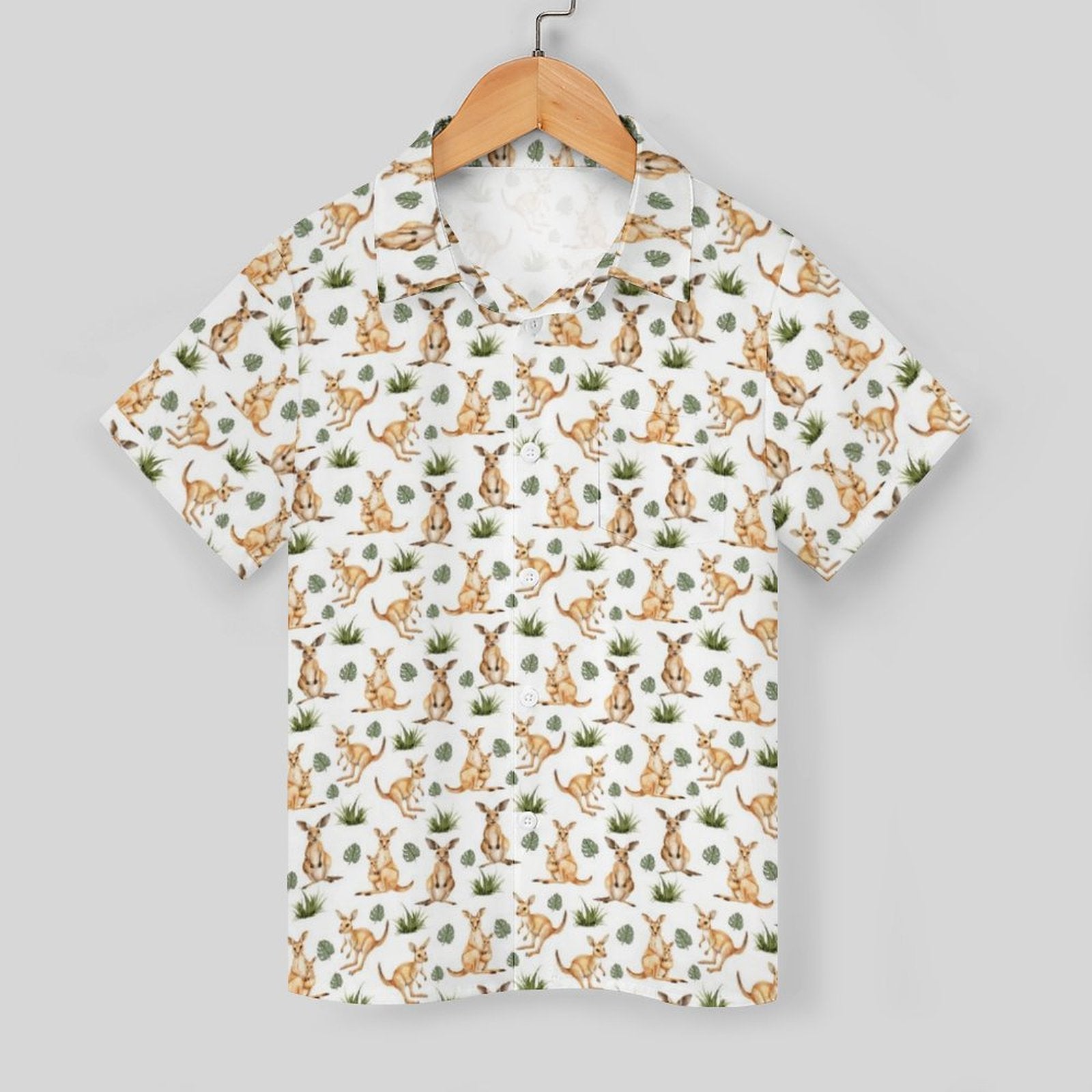 Kangaroos Kids Cotton Short Sleeve Shirt