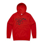 I'm The Bomb, Atom - Mens Hoodie Red Mens Hoodie Printed In Australia Science