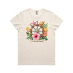 It's Cruise Time Womens Cruise T-shirt Ecru Womens Cruise T-shirt Cruise Printed In Australia