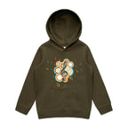 Funky Music - Kids Hoodie Army Kids Hoodie Printed In Australia