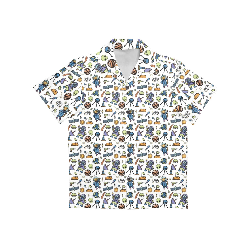 All About Space Junior Kids Hawaiian Shirt