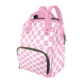 Pink Cat Doughnuts Multi-Function Backpack, Nappy / Diaper Bag One Size Multi-function Backpack, Nappy / Diaper Bag Food Printed Offshore