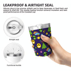 Groovy Alien And UFO Small Stainless Steel Travel Mug Cup 12oz/350ml