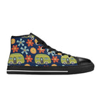 Hippie Caravan - Men's High Top Canvas Shoes