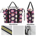 Pink Daisy Duffle Bag-Simple (Model 1715) Duffle Bag-Simple (1715)