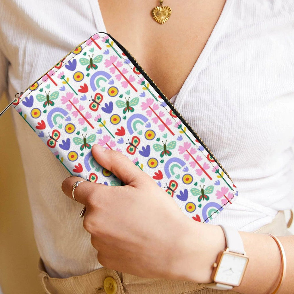 Rainbows And Butterflies - PU Leather Wallet