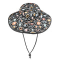Eyes On Black Wide Brim Bucket Hat Wide Brim Bucket Hat Printed Offshore