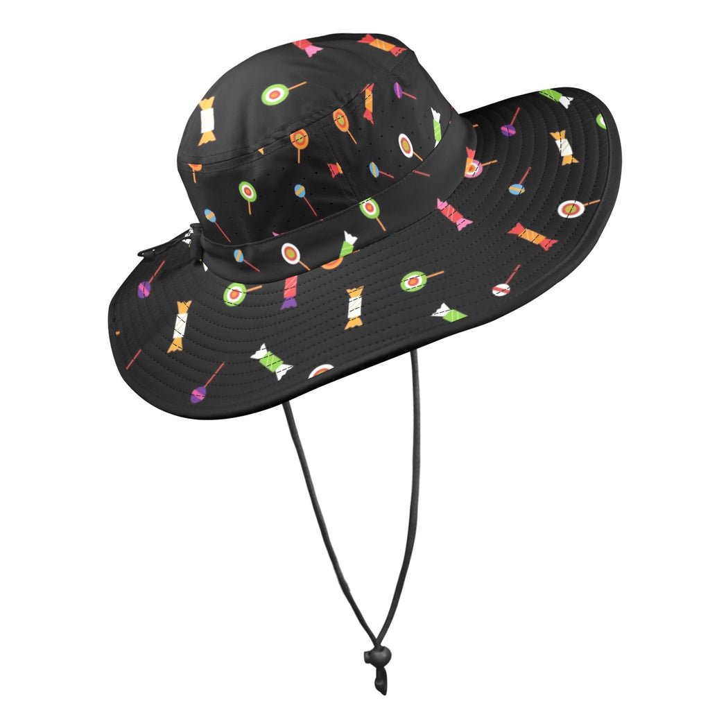 Candy - Wide Brim Bucket Hat Wide Brim Bucket Hat Food Printed Offshore