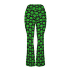 Aliens High Waist Crossover Tummy Control Flare Leggings High Waist Flare Leggings Printed Offshore Sci Fi
