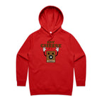 Say Cheese, Retro Camera - Womens Hoodie Red Womens 2XL Womens Hoodie Printed In Australia Retro Tech