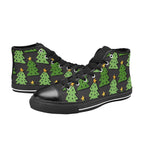 Christmas Trees - Men's High Top Canvas Shoes