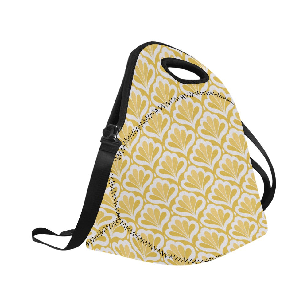 Yellow Pattern - Neoprene Lunch Bag Neoprene Lunch Bag Printed Offshore