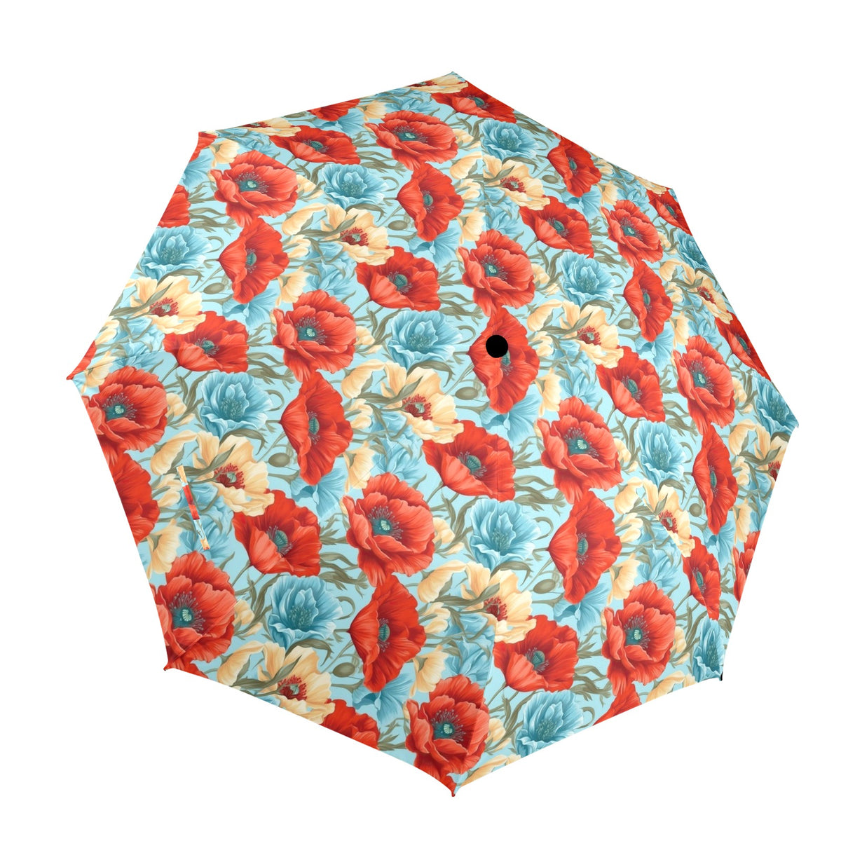 Vibrant Floral Umbrella One Size Umbrella Plants Printed Offshore
