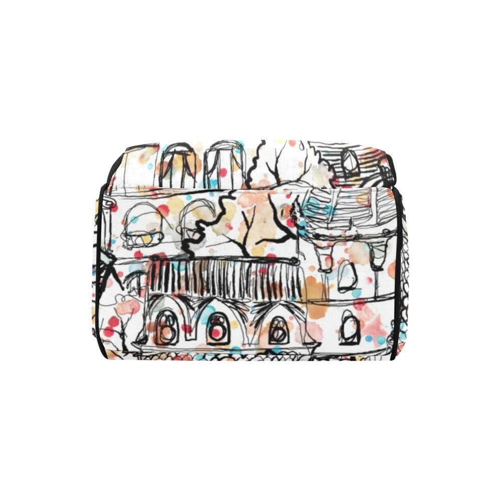 Village Life - Multi-Function Backpack, Nappy / Diaper Bag