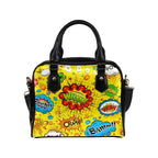 Comic Book Yellow - Shoulder Handbag (Model 1634) Shoulder Handbags (1634)