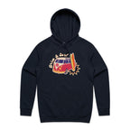 Drive And Surf - Mens Hoodie Navy Mens Hoodie Printed In Australia Surf