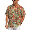 Retro Life Men's Crinkle Hawaiian Shirt