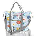 Abstract Cute Flowers Duffle Bag-Simple (Model 1715) One Size Duffle Bag-Simple (1715)