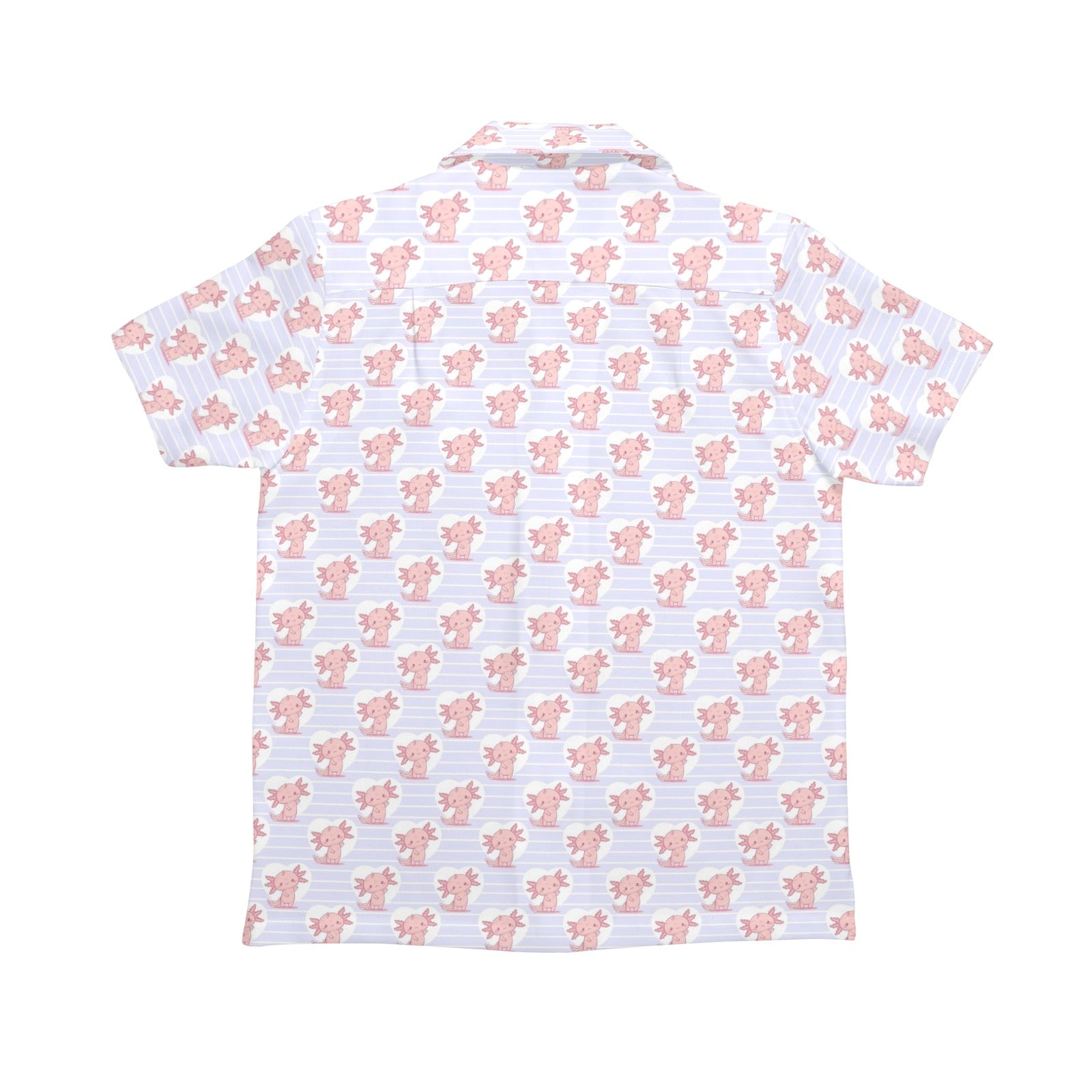 Axolotl Love Senior Kids Hawaiian Shirt